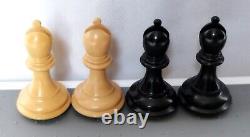 Staunton Style Wooden Weighted Luxury Chess Set 3? King Box +2 Extra Queens