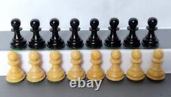 Staunton Style Wooden Weighted Luxury Chess Set 3? King Box +2 Extra Queens