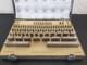 Steel Slip Gauges, 81 Piece Imperial Inspection Block Set In Wooden Box