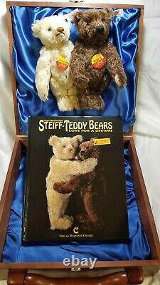 Steiff Teddy Bears Love for a Lifetime Wooden Box Set withBook RARE NRFB 610158