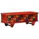 Storage Box Red 110x40x40 Cm Wood Practical Set
