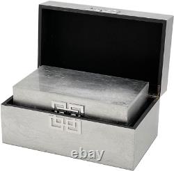 Storage Box Set Decorative Storage Box WithHinged Lid Classic Design Wood Decor Bo