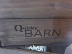 Storage Crate Quirky Barn Apple Box Logo Stack Vintage Large Wood Handle Set 5