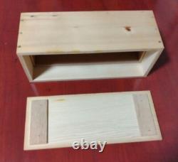 Suntory Whisky Square Bottle Wooden Box Set of 2 Rare From Japan