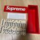 Supreme 2012 Domino Set Wooden Box Logo Red Rare 100% Authentic