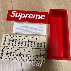 Supreme 2012 Domino Set Wooden Box Logo Red Rare 100% Authentic