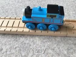 THOMAS vintage wooden muffle mountain golden railway set with dvd NOT BOXED