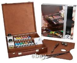 Talens Van Gogh Oil Colour Wooden Box Set Inspiration 14 x 40ml Tubes