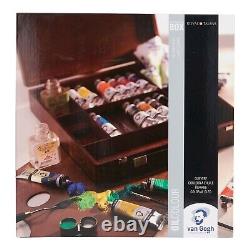 Talens Van Gogh Oil Colour Wooden Box Set Inspiration 14 x 40ml Tubes