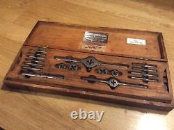 Tap And Die Set In Wooden Box