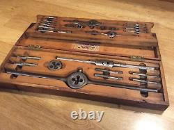 Tap And Die Set In Wooden Box