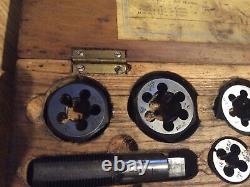Tap And Die Set In Wooden Box Special Set For Morris Cars
