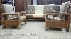 Teakwood Sofa Set Wood Sofa Molded Pu Foam Cushion Wooden Sofa Set 842 Sri Maari Furniture