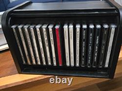 The Beatles 1988 16 CD Box Set. Unique Wooden Roll Top Box with Beatles Booklet