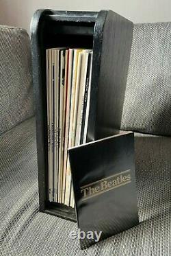 The Beatles 1988 wooden vinyl albums box set