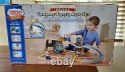 Thomas & Friends Wooden Railway Train Deluxe Thomas Fossil Run Set -opened box