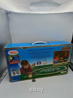 Thomas & Friends Wooden Railway Train Tank Around the Tree Christmas Set w Box