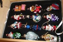 Thomas Pacconi Museum Series Ornaments 31pc Set Wooden Box Tree Topper NEW BOX