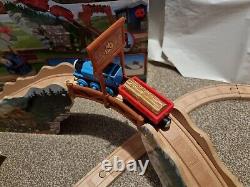 Thomas The Tank Engine & Friends WOOD DELUXE TIDMOUTH TIMBER Co SET WOODEN BOXED