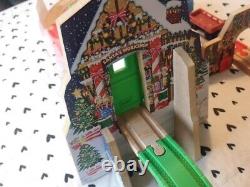 Thomas Wooden Railway Rare Boxed Santa's Workshop Express Set Fisher-Price