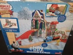 Thomas Wooden Railway Rare Boxed Santa's Workshop Express Set Fisher-Price