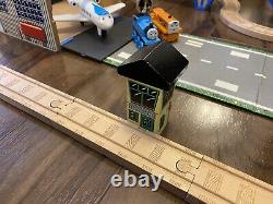 Thomas and friends wooden railway set Boxed Jeremy At the Airport In Great Cond