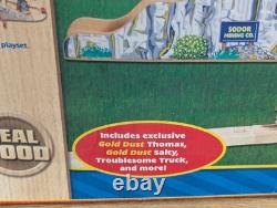 Thomas the tank engine Gold Mine Mountain Set Boxed Complete Wooden Trainset