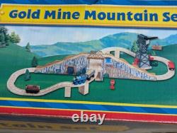Thomas the tank engine Gold Mine Mountain Set Boxed Complete Wooden Trainset