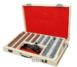 Trail Lens Set Refraction Box illuminated Ophthalmology Optometry in Wooden Case