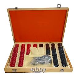 Trial Lens Set 225 Pieces For Eyes Testing With Wooden Box & Trial lens kit