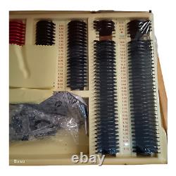Trial Lens Set 225 Pieces For Eyes Testing With Wooden Box & Trial lens kit