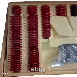 Trial Lens Set 225 Pieces For Eyes Testing With Wooden Box & Trial lens kit