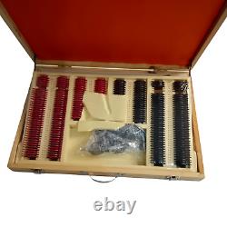 Trial Lens Set 225 Pieces For Eyes Testing With Wooden Box & Trial lens kit