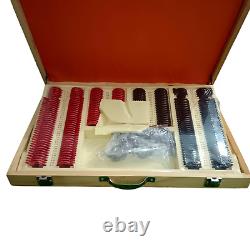 Trial Lens Set 225 Pieces For Eyes Testing With Wooden Box & Trial lens kit