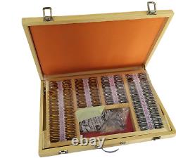 Trial Lens Set 225 Pieces in Wooden Box For Ophthalmology With Free shipping