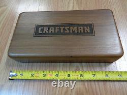 USA Made CRAFTSMAN 22K GOLD PLATED WRENCH SET 2003 Limited Edition with Wooden Box