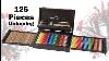 Unboxing Faber Castell Art U0026 Graphic Wooden Box Set Of 125 Ultimate Artist S Kit