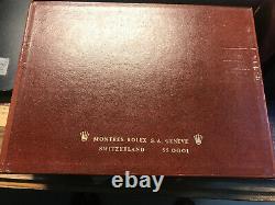 VINTAGE 80s Rolex OYSTER QUARTZ watch 55.00.01 boxcase. Rare complete Set