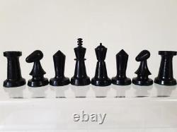 VINTAGE CHESS SET ART DECO UNICORN BRAND K 69 mm PLUS ORIG BOX NO BOARD