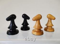 VINTAGE CHESS SET ART DECO UNICORN BRAND K 69 mm PLUS ORIG BOX NO BOARD