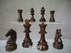 VINTAGE CHESS SET CHAVET B207A WEIGHTED STAUNTON PATTERN K 84 mm PLUS ORIG BOX