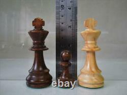 VINTAGE CHESS SET CHAVET B207A WEIGHTED STAUNTON PATTERN K 84 mm PLUS ORIG BOX