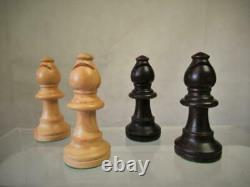 VINTAGE CHESS SET CHAVET B207A WEIGHTED STAUNTON PATTERN K 85mm PLUS ORIG BOX