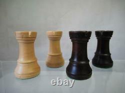VINTAGE CHESS SET CHAVET B207A WEIGHTED STAUNTON PATTERN K 85mm PLUS ORIG BOX