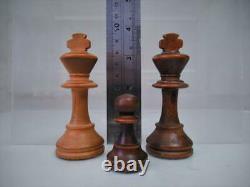 VINTAGE CHESS SET CHAVET TOURNAMENT K 3.5 inch AND BRANDED BOX