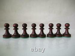 VINTAGE CHESS SET CHAVET WEIGHTED STAUNTON PATTERN K 84 mm PLUS BOX