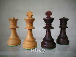 VINTAGE CHESS SET CHAVET WEIGHTED STAUNTON PATTERN K 84 mm PLUS BOX