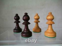 VINTAGE CHESS SET CHAVET WEIGHTED STAUNTON PATTERN K 84 mm PLUS BOX