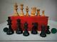 Vintage Chess Set French Lardy Weighted Staunton K 85 Mm + Orig Box No Board