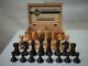 Vintage Chess Set German Imperial Bundesform Pattern K 86mm And Box No Board